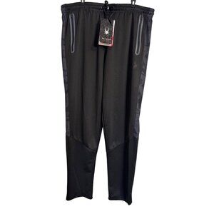 Spyder Active Men’s Pants Size XL Black Zip Pockets Elastic Waist NWT $78